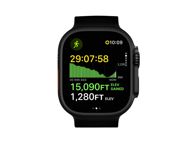 Apple Watch Ultra4 laikrodis bėgimui, mp.lt